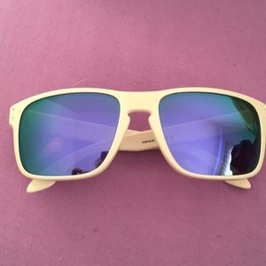 White Latch Square Oakley sunglasses